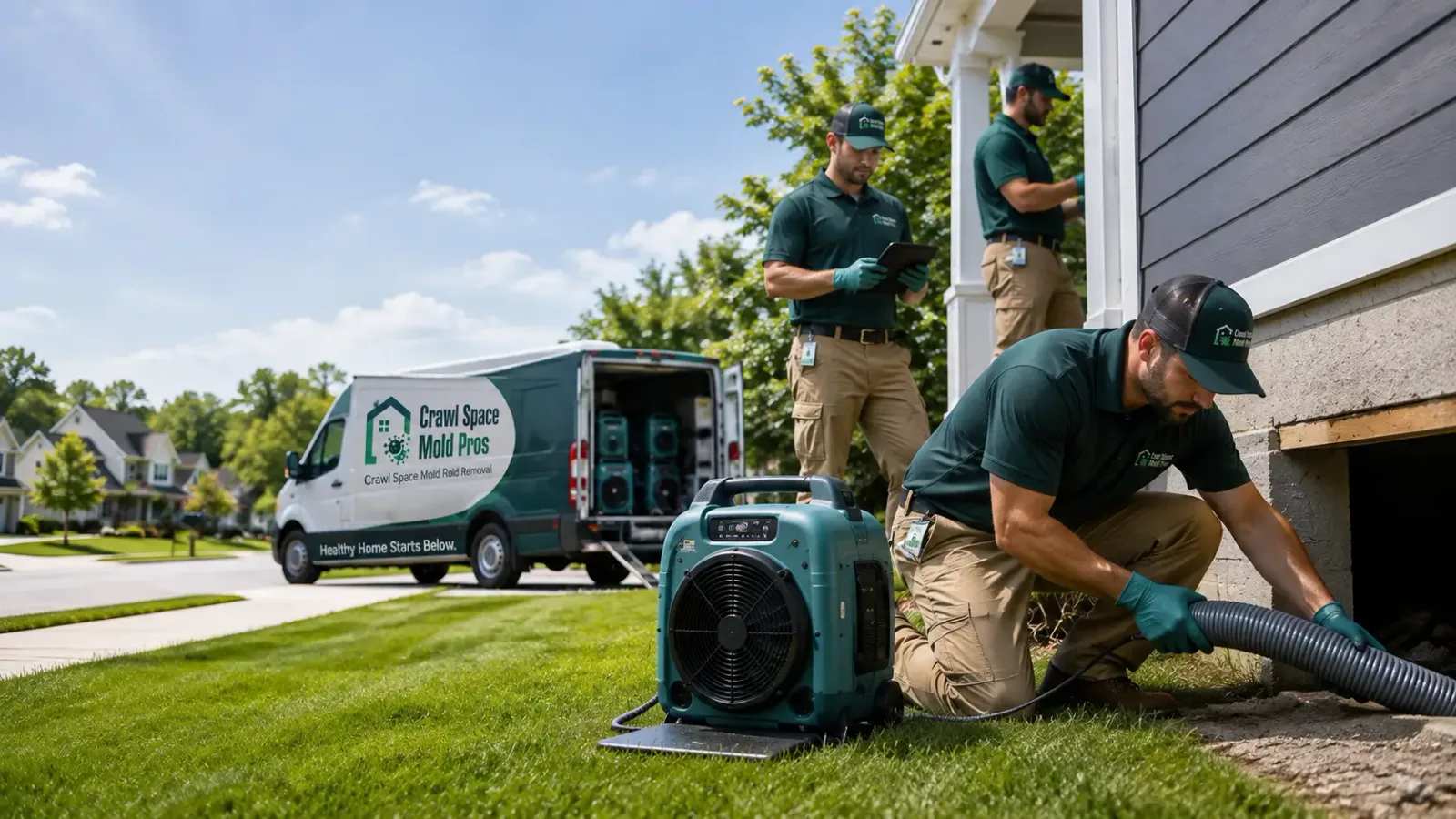 Crawl Space Mold Removal in Wakarusa, IN